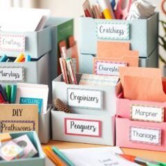 Etykiety do organizerów DIY: jak zaprojektować i nakleić trwałe oznaczenia bez dodatkowych kosztów