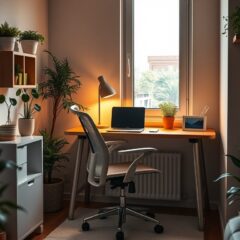 Miejsce do pracy w kawalerce: jak ergonomicznie i funkcjonalnie wykorzystać ograniczoną przestrzeń