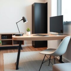 Jak wybrać biurko do małego mieszkania, by łączyć ergonomię z oszczędnością miejsca i stylem