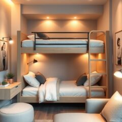 Łóżko piętrowe dla dorosłych w małym mieszkaniu – jak wybrać funkcjonalne i bezpieczne rozwiązanie oszczędzające przestrzeń