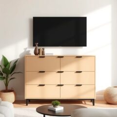 Komoda do małego mieszkania: jak wybrać funkcjonalny mebel, który optycznie powiększy przestrzeń i ułatwi przechowywanie