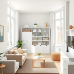 Porządek wizualny w małym mieszkaniu: jak stworzyć przestrzeń jasną, funkcjonalną i uporządkowaną
