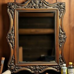 Odnowa ramy lustra DIY: skuteczne techniki i materiały do trwałego efektu vintage